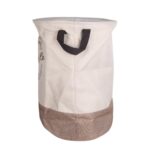 سبد رخت چرک مدل LAUNDRY CO نسکافه ای نمای جانبی
