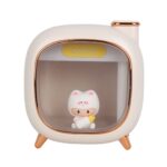 دستگاه بخور سرد مینی مدل KAWAII رنگ کرم نمای رو به رو