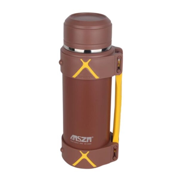 فلاسک مسافرتی SZM طرح SPORTS قهوه ای