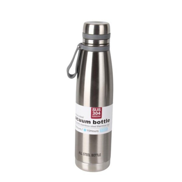 فلاسک وکیوم باتل 1000ml استیل نمای رو به رو