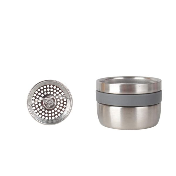 فلاسک وکیوم باتل 1000ml زرد نمای سر