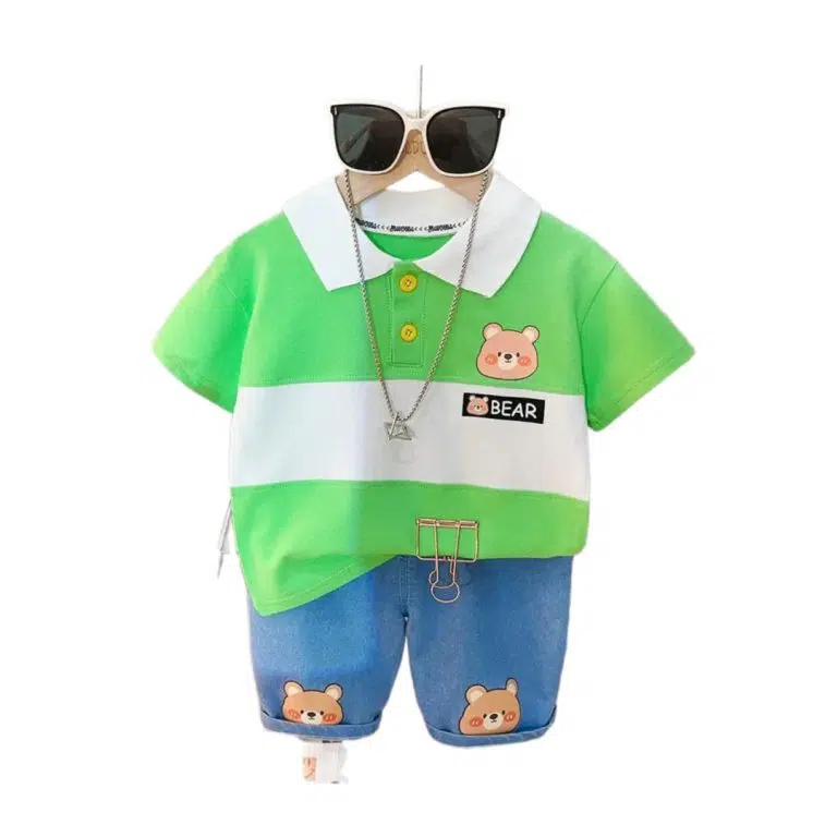 ست پسرانه دو تکه خرسی