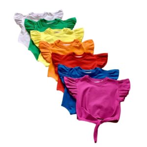 تاپ دخترانه جلو گره ای