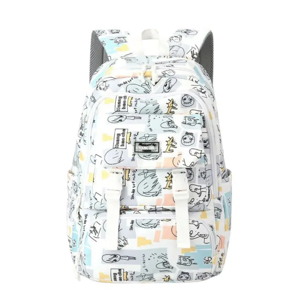 کوله پشتی نوجوان طرح دختر نمای روبه رو