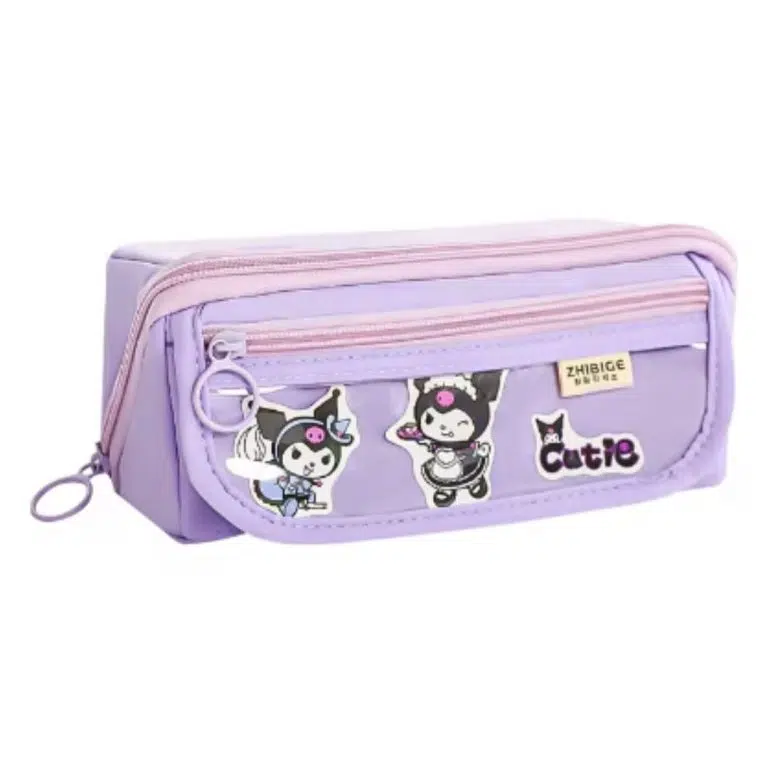 جامدادی فانتزی کرومی طرح چند محفظه ای نمای رو به رو