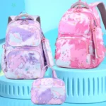 کیف مدرسه سه تکه طرح آبرنگی مدل HAPPY کد 5193 - Image 13