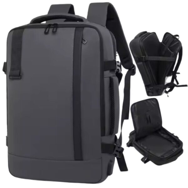 کوله پشتی مردانه تجاری USB دار نمای جزییات