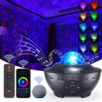 چراغ خواب و اسپیکر مدل سفینه رنگ نورها