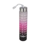 قمقمه مدل دوقلو استیکر دار مشکی-سرخابی 250ml
