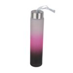 قمقمه مدل دوقلو استیکر دار مشکی-سرخابی 250ml نمای پشت
