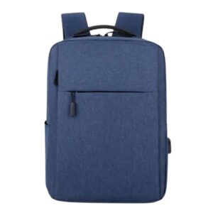 کوله پشتی مخصوص لپ تاپ مدل تک زیپ رنگ سرمه ای