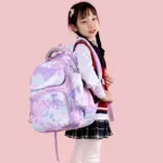 کیف مدرسه سه تکه طرح آبرنگی مدل HAPPY کد 5193 - Image 32