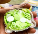 صابون کاغذی جیبی طرح کرومی و دوستان طرح سینامورول نمای باز شده
