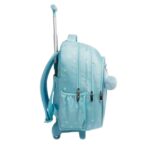 کیف سه تکه چرخ دار طرح قلب نمای کنار