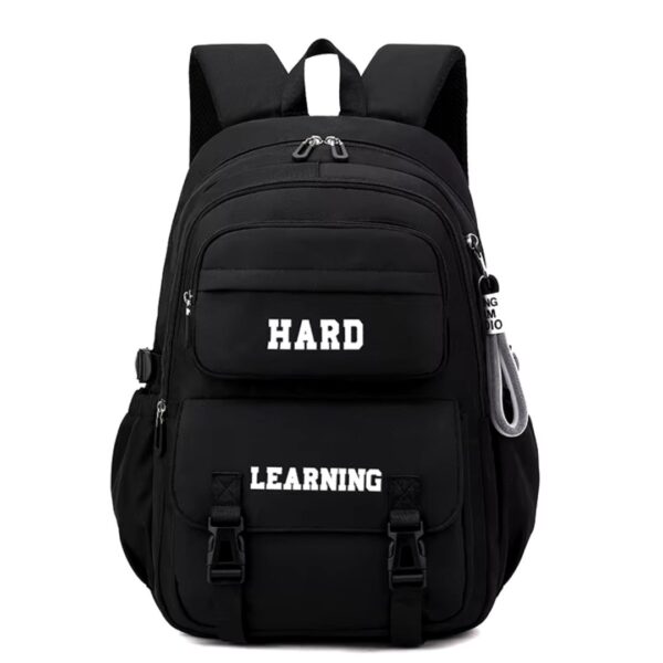 کوله پشتی اسپرت طرح HARD LAERNING رنگ مشکی