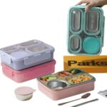 لانچ باکس 4 محفظه ای استیل 950ML نمای رنگ بندی