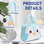 کیف غذا طرح پنگوئن برجسته