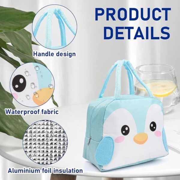 کیف غذا طرح پنگوئن برجسته