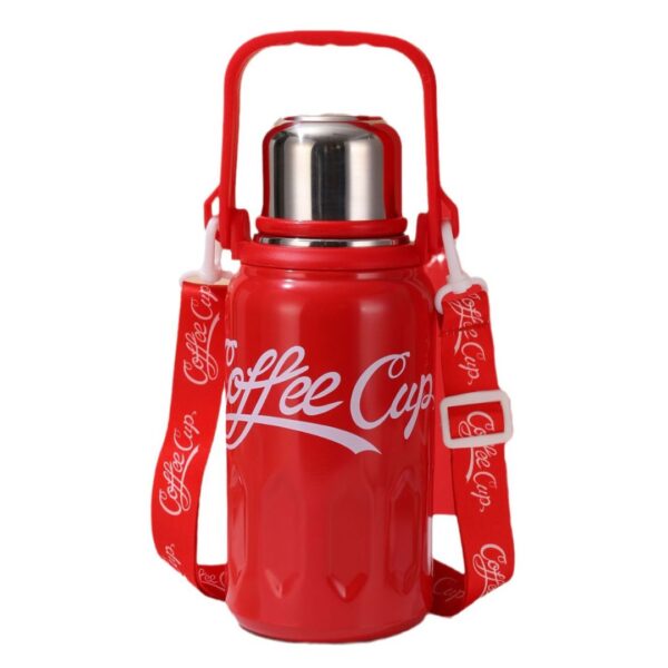 فلاسک مدل Coffee cup طرح کوکا کولا قرمز