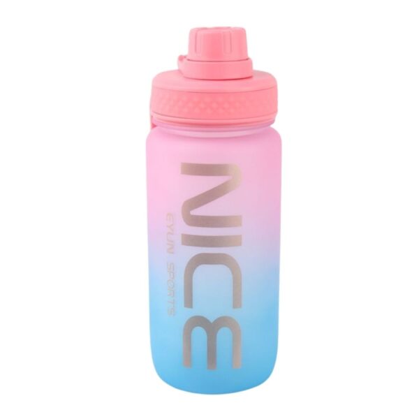 مینی قمقمه درب پیچی طرح nice گنجایش 550ml نمای رو به رو