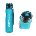 قمقمه EYUN طرح FIGHT MODE گنجایش 1000ml نمای درپوش