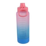 قمقمه ورزشی EYUN مدل دو رنگ گنجایش 1000ML نمای پشت