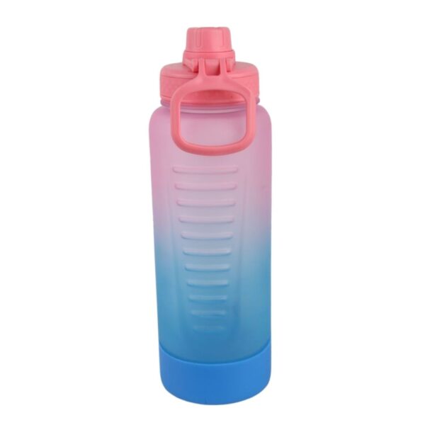 قمقمه ورزشی EYUN مدل دو رنگ گنجایش 1000ML نمای پشت
