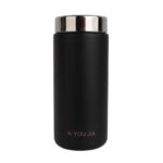 تراول ماگ استیل مدل مینیمال با گنجایش 200ml نمای رو به رو