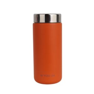 مینی فلاسک استیل مدل مینیمال گنجایش 200ml نمای رو به رو