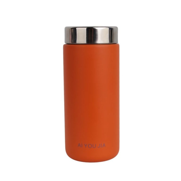 مینی فلاسک استیل مدل مینیمال گنجایش 200ml نمای رو به رو