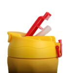 تراول ماگ دو حالته قفل دار مدل coffee گنجایش 400ml نمای نی نوش