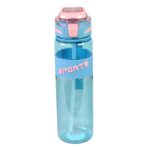 قمقمه اسپرت مدل شفاف گنجایش 1000ml نمای رو به رو