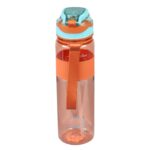 قمقمه اسپرت مدل شفاف گنجایش 1000ml رنگ آبی آسمانی پشت