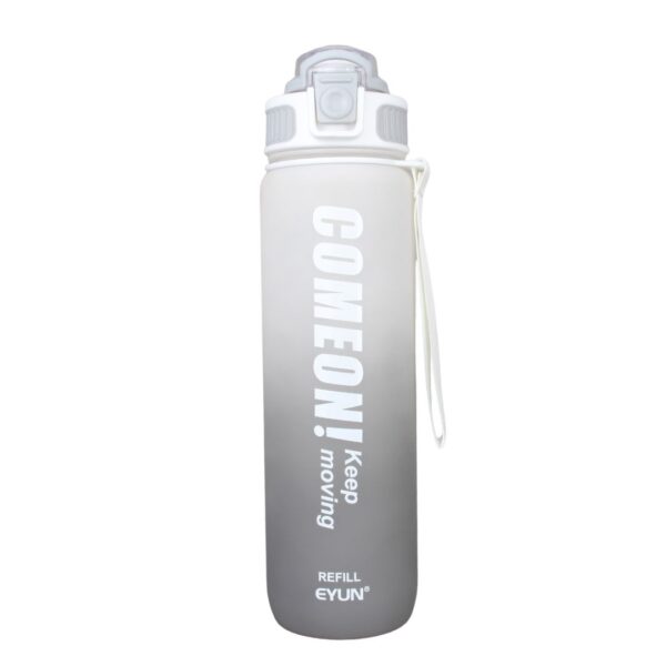 قمقمه ورزشی EYUN مدل !COMEON گنجایش 1000ml -طوسی