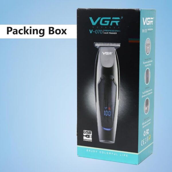 ماشین اصلاح سر و صورت وی جی آر V-070 نمای جعبه