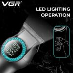 ماشین اصلاح حرفه ای وی جی آر V-990 نمای نزدیک دکمه