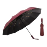 چتر تاشو اتوماتیک 12 فنره دوبل ضد باد کد 653-1