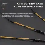 چتر تاشو اتوماتیک 12 فنره دوبل ضد باد کد 653-3