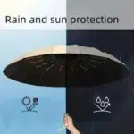 چتر تاشو اتوماتیک 12 فنره دوبل ضد باد کد 653-6