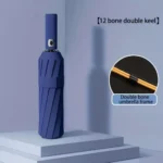 چتر تاشو اتوماتیک 12 فنره دوبل ضد باد کد 653-9