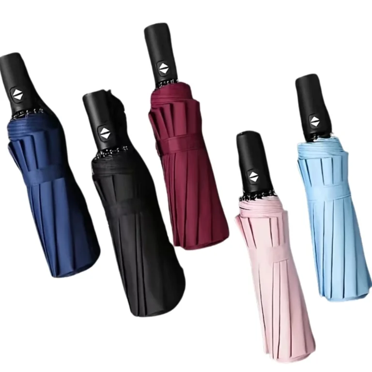 چتر تاشو اتوماتیک 12 فنره دوبل ضد باد کد 653-15