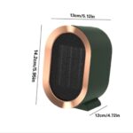 بخاری برقی پرتابل 1200W ابعاد