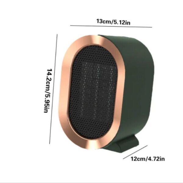 بخاری برقی پرتابل 1200W ابعاد
