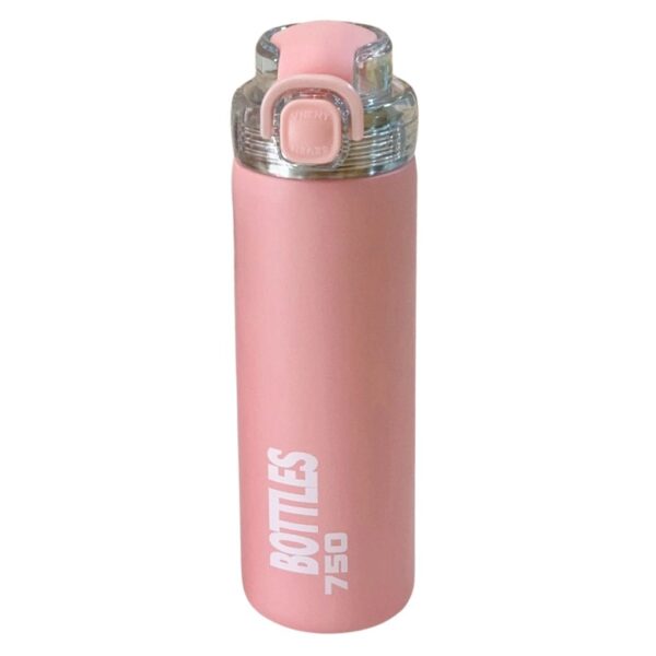 تراول ماگ استیل مدل bottles گنجایش 750ml نمای رو به رو