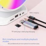 چراغ خواب و اسپیکر و میکروفون با قابلیت تغییر صدا نمای جزئیات