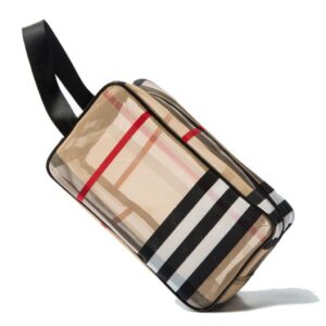 واش بگ سایز متوسط طرح BURBERRY