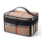 واش بگ صندوقی مدل توری طرح BURBERRY