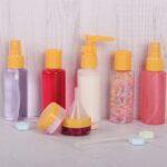پک مسافرتی آرایشی و مراقبتی ست 9 تکه+ کیف نمای رو به رو