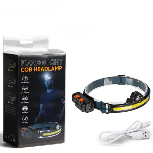 هدلایت چند منظوره کمپینگ + LED نمای جعبه