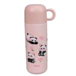 تراول ماگ استیل پاندا فانتزی گنجایش 500ml نمای رو به رو